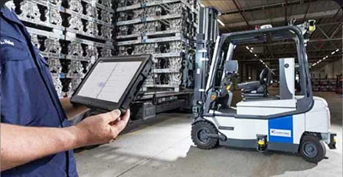 vernetzte Fabrik  mittels 5G-Technologie  